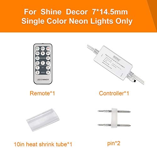 Ragyog Dekoráció Csomag Termékek a Dimmer Pack Hűvös Fehér 25M/82ft LED Neon Kötél Világítás Készlet