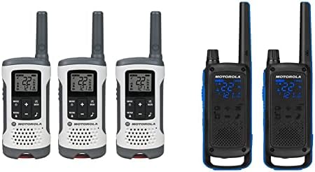 Motorola T260TP Mondják, a Rádió, a 3 Pack & Motorola Mondják, T800 kétirányú Rádiók, 2 Csomag, Fekete/Kék
