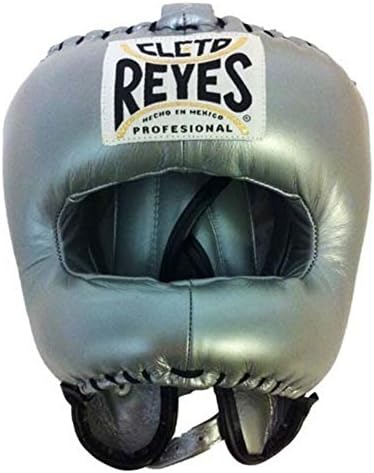 Cleto Reyes Hagyományos Bőr Box Fejfedő a Nylon Arcát Bar - Ezüst