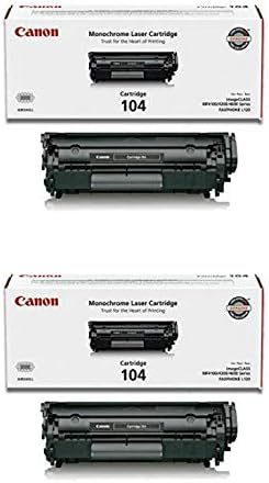 Canon 104 Eredeti Festékkazetta, Fekete, 2 Csomag