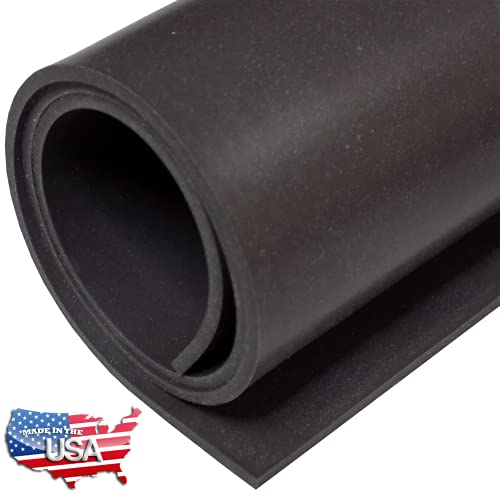 Fekete Szilikon Gumi Lap, 60A 1/16 x 9 x 12 Inch Kereskedelmi Minőségű, Made in USA, Nem Öntapadó Hátlap, Magas hőmérsékletű Tömítés