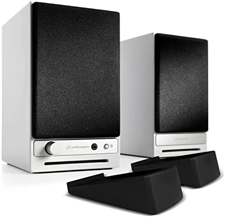 Audioengine HD3 Működő Bluetooth-Hangszórók, valamint DS1 Asztali Hangszóró Áll Csomag (Fehér)