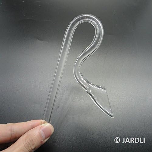 JARDLI Üveg Lily Cső Mini Beáramlása & Lila Kiáramlás - Nano Akvárium Ültetett Tartály Aquascaping