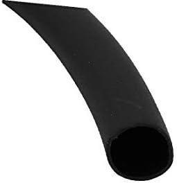 X-mosás ragályos 2M 7.9 mm, Belső Átm Poliolefin Sűrűsödik Heatshrink Cső Fekete Fülhallgató Drót(2M 7.9 mm diámetro belső, de poliolefina