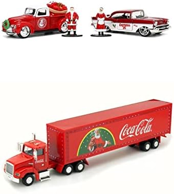 Karácsonyi Fröccsöntött Autó Csomag - Egy 1/43 Truck & Két 1/32 Skála Fröccsöntött Modell Autók