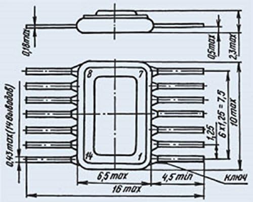 S. U. R. & R Eszközök 185RU2 analoge SN7489 IC/Mikrochip SZOVJETUNIÓ 2 db