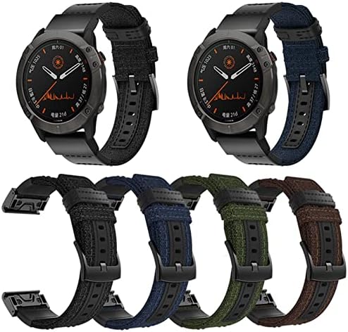 DJDLFA Nylon Quick Fit Watchband Szíj, a Garmin Fenix 7X 6X 7 6 5X 5 Plusz 3 3 HR-es Elődje 935 945 Smart Óra 22 26mm Easyfit karkötő