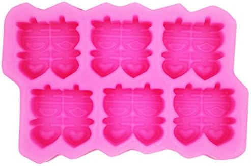 Szappan Formák 6-Üreg Kína Dupla Boldogság a Kézműves Művészeti Szilikon Szappan Penész Kézműves Formák DIY Kézzel készített szappan