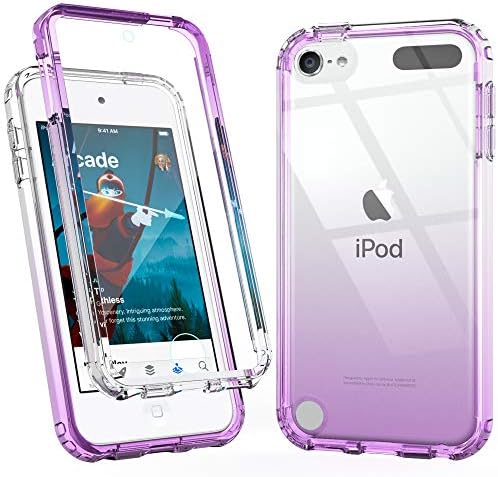 Cyberowl iPod Touch 7 Ügy/iPod Touch 6 Esetben, a Lányok, Nők, Gyerekek Átlátszó TPU Fedél beépített képernyővédő fólia, nagy