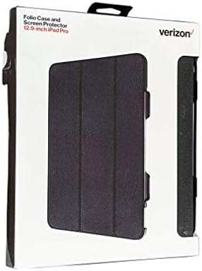 Verizon Kemény Tok tartó + Üveg kijelző Védő fólia iPad Pro 12.9 3rd Gen Fekete