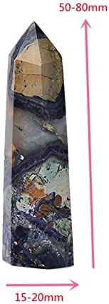 Természetes kristálytól Kalcit Gyógyító Kő Obeliszk Színes Kvarc Pálca Gyönyörű Dísz, lakberendezés Energia Kő Kiűzni a Gonosz Szellemeket