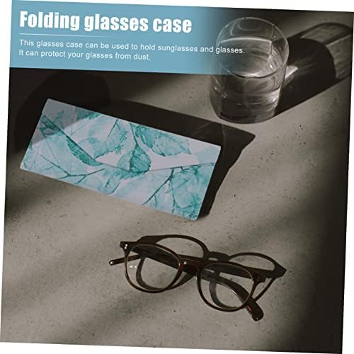 Healvian 1db Dobozban Hordozható Szemüveg Esetben Összecsukható Tároló Doboz Utazási Szemüveg Esetben Kábel Szervező Utazási