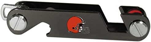 Siskiyou Sport NFL Cleveland Browns Bőr Tri-fold Tárca & Kulcs Szervező, Egy Méret, Fekete