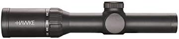 Hawke Sport Optics 1-5x24 Vari-Sebesség Crossbow Hatálya a SR Megvilágított Irányzék, valamint Szerelési Gyűrű Csomag (3 Elem)