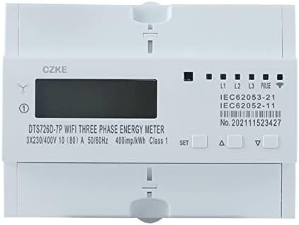 EKSIL 3 Fázis Din Sín Tuya 50/60Hz 3 * 120V 3 * 220V 3 * 230V WiFi Intelligens Energia-Mérő Időzítő Fogyasztás Monitor kWh Wattmeter