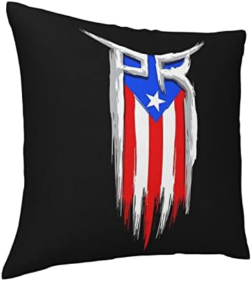 KADEUX Puerto Rico Pr Zászló Párna Lapkák 18x18 Hüvelyk Párnákat Helyezze Tér Párnát Borító