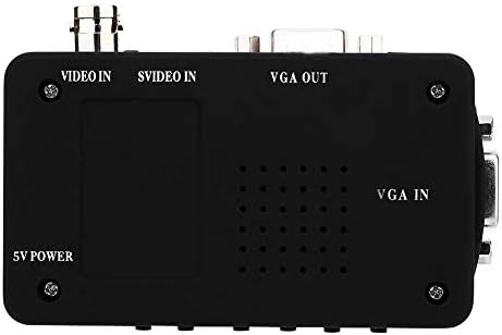 Yosoo CCTV Kamera BNC Kompozit, S-Video, VGA Átalakító Adapter PC VGA LCD Ki