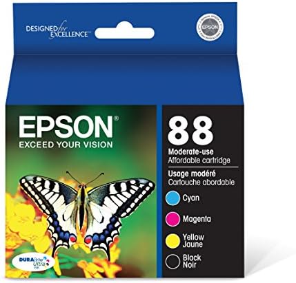 EPSON T088 DURABrite Ultra Tinta Normál Kapacitású Fekete-Színes Patron Combo Pack (T088120-BCS), válasszuk a lehetőséget, Epson Stylus Nyomtató
