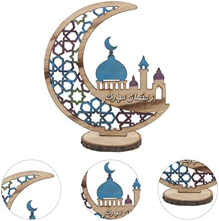 ABOOFAN lakberendezés lakberendezés Led Dekoráció Dekoráció Eid Fesztivál Helyszínén Elrendezés Kellék Craft Asztali Dekoráció