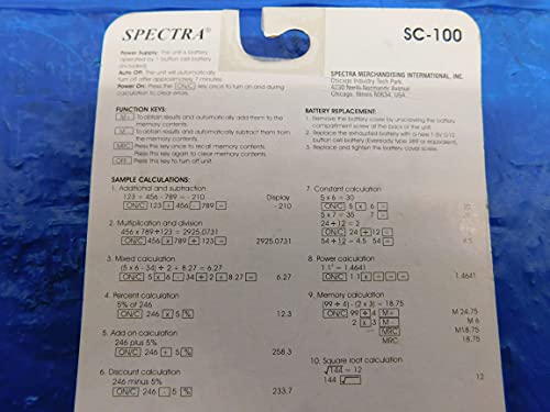 3PCS Új Spektrumok SC-100 8 Számjegyű Digitális Számológép elemes - MS3377BU