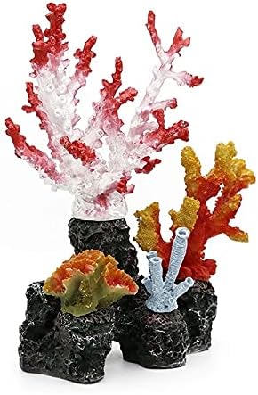 WPYYI Akvárium Dekoráció, Kiegészítők Nagy Gyanta Coral Reef Növények akvárium Tereprendezés Gyönyörű Díszek Waterscape Dekoráció