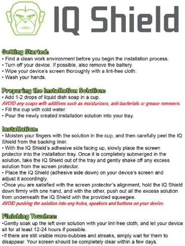 IQ Pajzs képernyővédő fólia Kompatibilis LG Thrill 4G LiquidSkin Anti-Buborék Tiszta Film