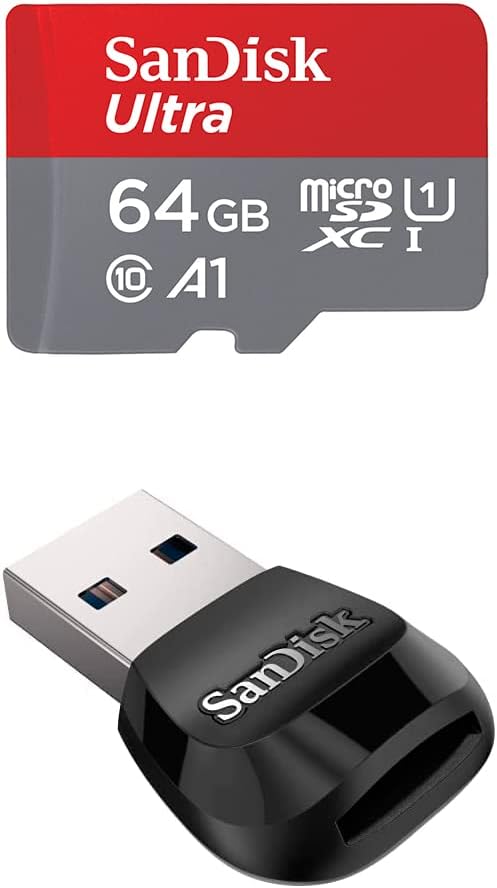 SanDisk 1 tb-os Ultra microSDXC UHS-én Memória Kártya Adapter – Akár 150 MB/s SanDisk MobileMate USB 3.0 microSD Kártya Olvasó