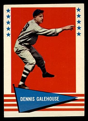 1961 Fleer 107 Dennis Galehouse Cleveland indians (Baseball Kártya) EX/MT Indiánok