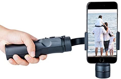 3 Tengely USB Töltés Videó Felvétel Támogatás Univerzális Állítható Irányba Kézi Gimbal Okostelefon Stabilizátor Vlog Élő