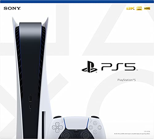 Playstation 5 Lemez Verzió PS5 Konzol - Kiegészítő Vezérlő, 4K-TV-Játék, 16GB GDDR6 RAM, 8K Kimenet, WiFi 6. Ultra-Nagy Sebességű