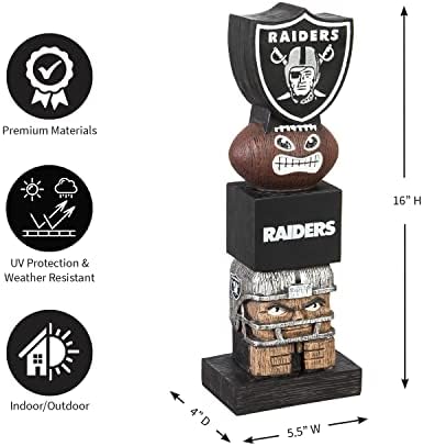 Csapat Sportok Amerikai NFL Oakland Raiders 16 Colos Tiki Totem