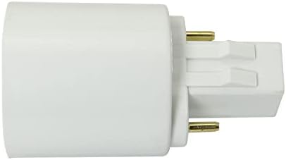 RLECS lámpatartó 2db Fehér LED Lámpa Foglalat Adapter Gx23, hogy E27 Átalakító 2 Pin Izzó Bázis Adapter Fény Adapter lámpatartó Világítás