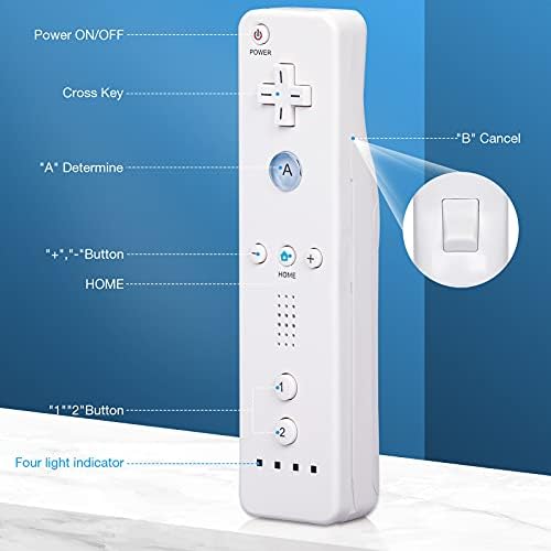 Y-Csapat Wii Kontroller, Wii Remote Kontroller, Wii U Vezérlő Szilikon Esetben Csuklópántot, Wii Távirányító Kompatibilis a Wii-s Wii U (Fehér)
