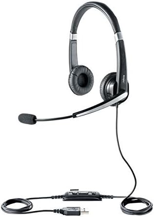 Jabra UC HANG 550 Duo Vezetékes Headset a Softphone (Felújított)