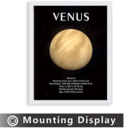 Csillagászati Oktatás Tudományos Poszter, Bolygók Wall Art,a világűrben Bolygó Kiírja a Tantermi Berendezés,Föld,Jupiter,Plútó-Mars,a Vénusz,a