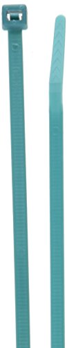 Tefzel Kábel Nyakkendő, 50lbs szakítószilárdság, 1.75 Köteg Átmérő, 0.19 Szélesség, 7.50 Hossz, Kék