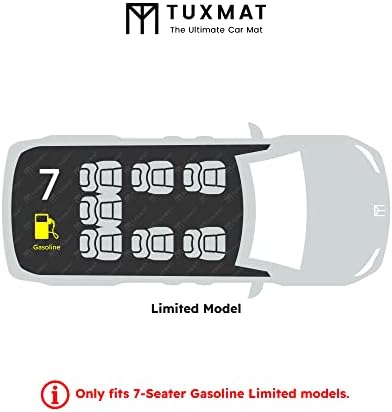TuxMat - a Chrysler Pacifica 7-Üléses Korlátozott 2021-2024 Modellek - Egyéni autószőnyeg - Maximális Lefedettség, Mind az Időjárás, Lézer
