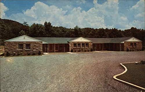 Schubert Motel Wartburg, Tennessee TN Eredeti Régi Képeslap