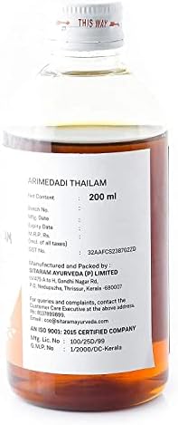 Buffo Arimedadi Thailam 200ml (Csomag 3) | Ayurvédikus Készítmény az Olaj Húzza, Gyulladások, Fekélyek A Szájüregben, illetve
