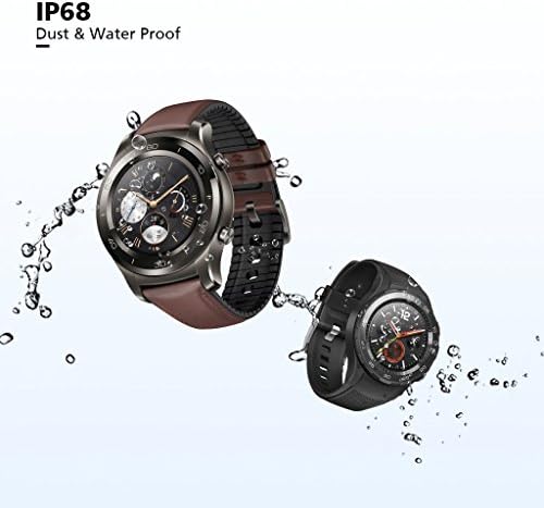Huawei Óra 2 Sport Smartwatch - Kerámia Keret - Szén-Fekete Szíj (NEKÜNK Garancia)