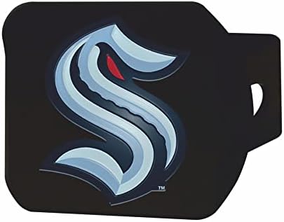 FANMATS 31960 Seattle Kraken Fekete Fém Rántás Borító - 3D Színes Jelvény