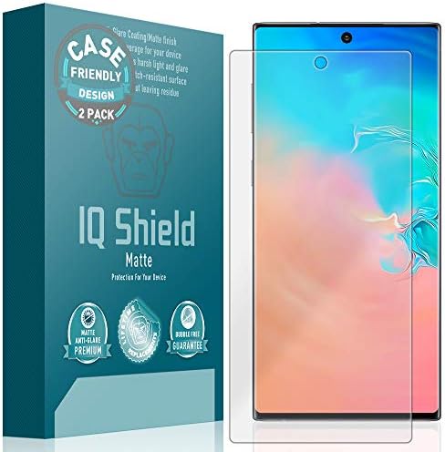 IQ Pajzs Matt Képernyő Védő Kompatibilis a Samsung Galaxy Note 10+ Plusz (Megjegyzés 10+ 5G, 6.8 hüvelykes Kijelző)(Ügy Barátságos)(2