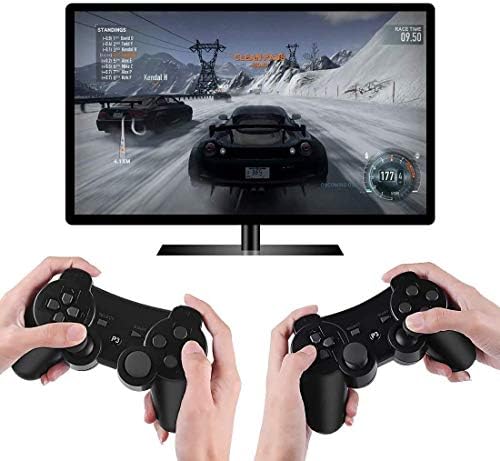 PS3 Kontroller 2 Pack Vezeték nélküli Mozgásérzékelő Értelemben, Kettős Vibráció Korszerűsített Játékvezérlő Sony Play Station