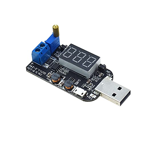 USB Tápegység Modul Buck-Boost Konverter 5V Lépés Lépés Lefelé feszültségszabályozó 3,3 V 9V-os 12V-18V 24V-os USB Tápegység Modul
