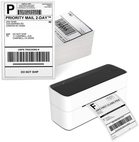 Phomemo Bluetooth Címke Nyomtató Kis Üzlet Termikus Közvetlen Szállítási Címke (Csomag 500 4x6 Címkék)