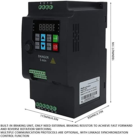 3 Fázisú Frekvencia Átalakító, VFD 5.5 kW 380V frekvenciaváltó Meghajtó Univerzális Motor Control Inverter SKI780-5D5G-4 Változó
