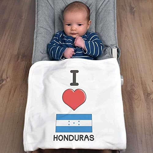 Azeeda 'Szeretem Honduras' Pamut Bébi Takaró / Kendő (BY00025997)