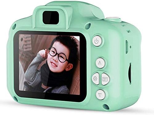 QIUYUAN Mini Gyerekek Digitális HD Kamera 2.0 - os LCD Videokamera Gyermekek Lány&Fiú Születésnapi (Zöld)