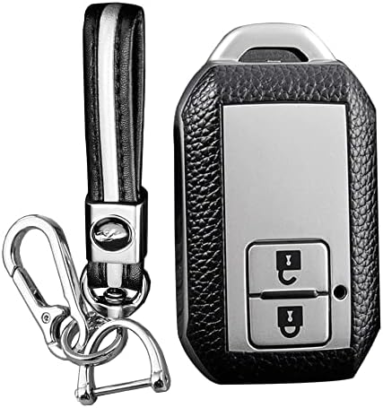 KUNIO Autó távirányító tok Alkalmas Suzuki Swift V Wagon R Kulcs, védőburkolat Kulcstartó TPU kulcstartó 2 Gomb