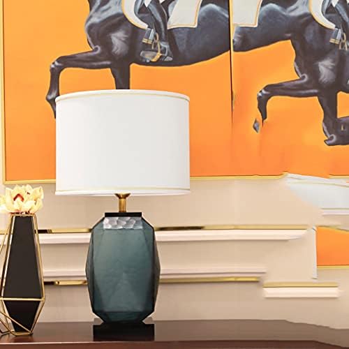 LXXSH Színes Üveg asztali Lámpa Dekoráció Plexi Művészet Egyszerű Hálószoba, Nappali, Éjjeli Lámpa